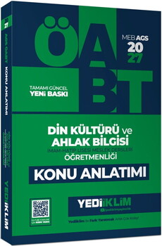 Yediiklim 2027 MEB AGS ÖABT Din Kültürü Ve Ahlak Bilgisi Öğretmenliği Konu Anlatımı