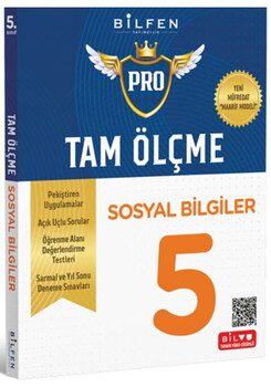  Bilfen Yayıncılık 5. Sınıf Sosyal Bilgiler Tam Ölçme Pro Etkinlikli Soru Bankası
