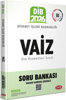  Data Yayınları 2026 Diyanet İşleri Başkanlığı Vaiz Soru Bankası