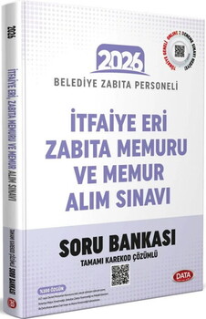  Data Yayınları 2026 İtfaiye Eri Zabıta Memuru Ve Memur Alım Sınavı Soru Bankası