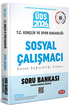  Data Yayınları 2026 T.C. Gençlik ve Spor Bakanlığı Sosyal Çalışmacı ÜDS Soru Bankası