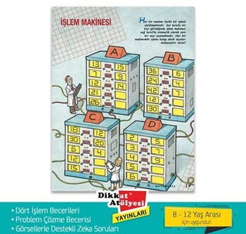  Dikkat Atölyesi Yayınları Mathmania Matematik Zeka ve Dikkat Gelişim Seti
