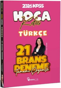  Hoca Kafası 2026 KPSS Türkçe 21 Deneme Çözümlü