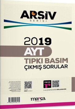  Marka Yayınları 2019 AYT Arşiv Serisi Tıpkı Basım Çıkmış Sorular