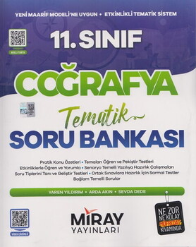 Miray Yayınları 11. Sınıf Coğrafya Maarif Model Tematik Soru Bankası