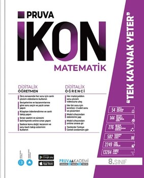  Pruva Akademi 8. Sınıf Matematik İkon Konu Anlatımlı