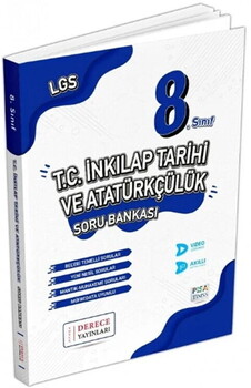  Sonuç Derece Yayınları 8. Sınıf T.C. İnkılap Tarihi ve Atatürkçülük Soru Bankası