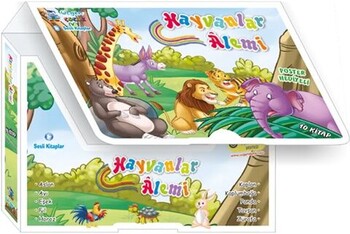  Üçgen Çocuk Hayvanlar Alemi Kutulu 10 Kitap
