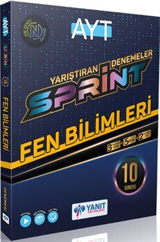  Yanıt Yayınları AYT Fen Bilimleri 10 Sprint Deneme