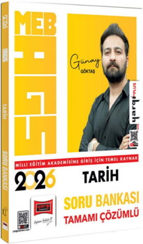  Yargı Yayınları 2026 MEB AGS Tamamı Çözümlü Tarih Soru Bankası