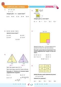 Aktif Öğrenme Matematik Çarpanlara Ayırma ve İkinci Dereceden Denklemler