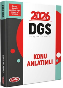 Data Yayınları 2026 DGS Konu Anlatımlı