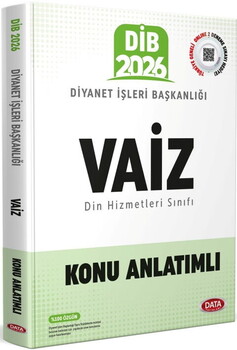  Data Yayınları 2026 Diyanet İşleri Başkanlığı Vaiz Konu Anlatımlı