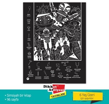  Dikkat Atölyesi Yayınları Parlayan Hidden Pictures Puzzle Dikkat Geliştirme Kitabı