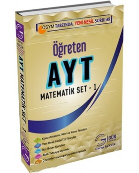  Gür Yayınları AYT Matematik Öğreten Set 1