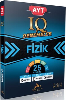  Paraf Yayınları AYT Fizik IQ Video Çözümlü 25 Branş Deneme