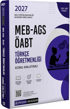  Pegem Yayınları 2027 MEB AGS ÖABT Türkçe Öğretmenliği Konu Anlatımlı
