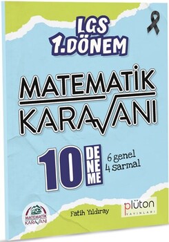  Plüton Yayınları 8. Sınıf LGS 1. Dönem Matematik Karavanı 10 Deneme Sınavı