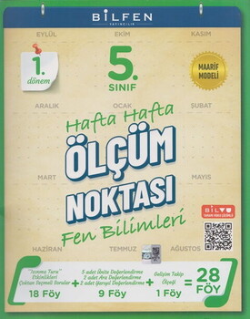 Bilfen Yayıncılık 5. Sınıf Fen Bilimleri Ölçüm Noktası 1. Dönem