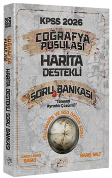  CBA Yayınları 2026 KPSS Coğrafya Pusulası Harita Destekli Soru Bankası