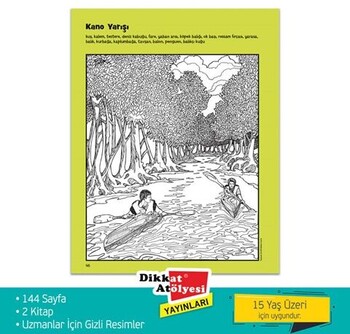  Dikkat Atölyesi Yayınları Uzmanlar İçin Hidden Pictures 2 li Set 15+Yaş