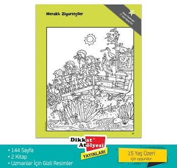 Dikkat Atölyesi Yayınları Uzmanlar İçin Hidden Pictures 2 li Set 15+Yaş