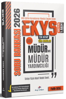 Dizgi Kitap 2026 MEB EKYS Müdür ve Müdür Yardımcılığı 5 Deneme Çözümlü 5. Baskı