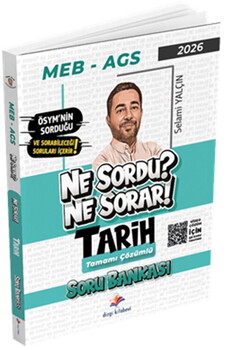  Dizgi Kitap 2026 Ne Sordu Ne Sorar MEB AGS Tarih Video Çözümlü Soru Bankası