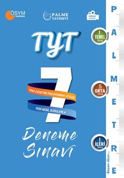  Palme Yayınları TYT Palmetre Serisi 7 Deneme Sınavı