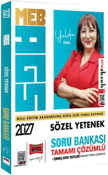 Yargı Yayınları 2027 MEB AGS Sözel Yetenek Tamamı Çözümlü Soru Bankası