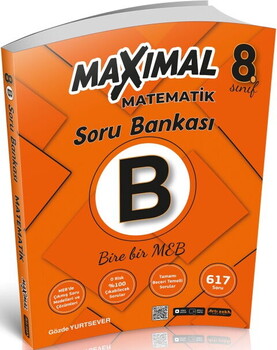  Artı Zeka Yayınları 8. Sınıf Matematik B Maximal Soru Bankası