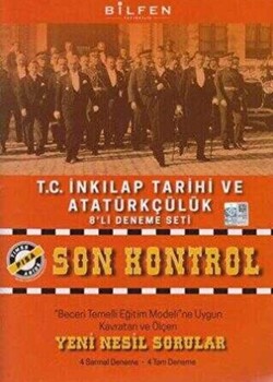 Bilfen Yayıncılık 8. Sınıf T.C. İnkılap Tarihi ve Atatürkçülük Son Kontrol 8 li Deneme Seti