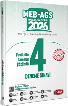  Data Yayınları 2026 MEB AGS 4 Deneme Sınavı