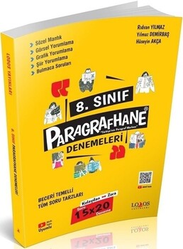  Lodos Yayınları 8. Sınıf Paragrafhane 15x20 Deneme