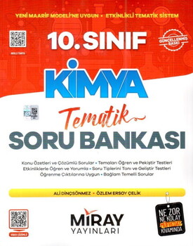 Miray Yayınları 10. Sınıf Kimya Maarif Model Tematik Soru Bankası