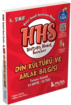  Muba Yayınları 6. Sınıf Din Kültürü ve Ahlak Bilgisi Haftalık Hasat Soruları