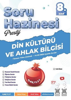 Nartest 8. Sınıf Din Kültürü Ve Ahlak Bilgisi Prestij Soru Hazinesi