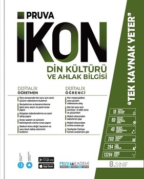  Pruva Akademi 8. Sınıf Din Kültürü ve Ahlak Bilgisi İkon Konu Anlatımlı