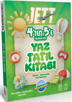  Ünlüler Karması 4 ten 5 e Geçenler İçin Yaz Tatil Kitabı