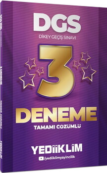 Yediiklim  DGS Tamamı Çözümlü 3 Yıldız Deneme