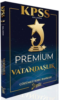 Yetki Yayınları KPSS Vatandaşlık Premium Çözümlü Soru Bankası