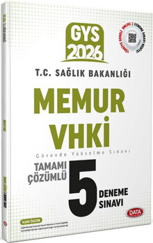  Data Yayınları 2026 GYS T.C. Sağlık Bakanlığı Memur VHKİ 5 Deneme