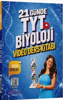  Edu Share Yayınları Gözde Biyoloji TYT Biyoloji 21 Günde Video Ders Kitabı