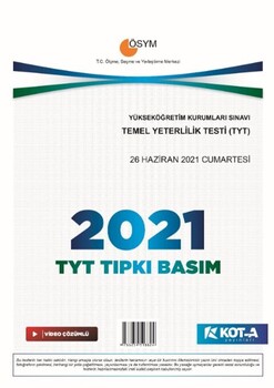  Kota Yayınları TYT 2021 Tıpkı Basım