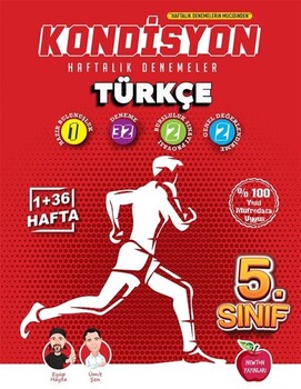  Newton Yayınları 5. Sınıf Türkçe Kondisyon Haftalık Kazanım Denemeleri