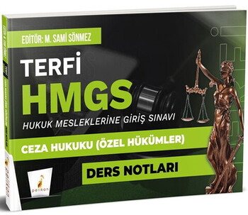  Pelikan Yayınları Terfi HMGS Ceza Hukuku Özel Hükümler Ders Notları