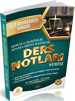  Savaş Yayınları HUKAL HMGS HAKİMLİK Ceza Muhakemesi Hukuku Ders Notları