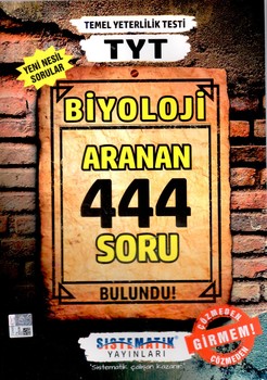  Sistematik Yayınları TYT Biyoloji 444 Aranan Soru