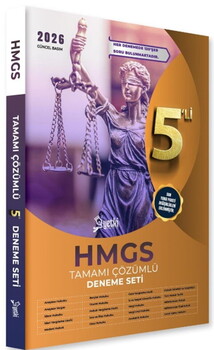  Yetki Yayınları 2026 HMGS 5 li Deneme Seti