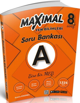  Artı Zeka Yayınları 8. Sınıf Fen Bilimleri A Maximal Soru Bankası